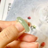 SOLD OUT: 17.1mm A-Grade Natural Jadeite Joseon Dynasty Plum Blossom Ring (Maehwa) No.162314