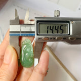 A-Grade Natural Green Jadeite Ruyi Pendant No.170818