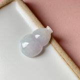 A-Grade Natural Faint Lilac Jadeite Hulu (Calabash) Pendant No.171287