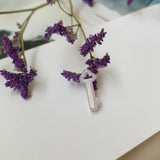 SOLD OUT: A-Grade Natural Lavender Jadeite Key Pendant No.220400