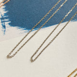 45cm (0.8mm) Belcher Diamond Cut Adjustable Necklace Chain