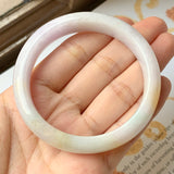 SOLD OUT: 54.8mm A-Grade Natural Tri-Colour Jadeite Modern Round Bangle No.151872