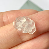 SOLD OUT - 5 cts Icy A-Grade Natural Jadeite Lotus Flower No.130378