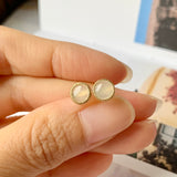 A-Grade Natural Jadeite Bespoke Earring No.180543