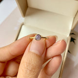 15.8mm A-Grade Natural Lavender Jadeite MINI.malist Ring No.162222