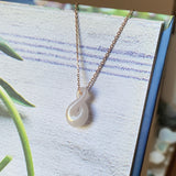 A-Grade Natural Lilac Jadeite Eternity Knot No.8 Pendant No.171857