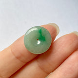 SOLD OUT: A-Grade Natural Green Jadeite Donut Pendant No.171864