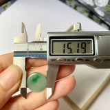 SOLD OUT: A-Grade Natural Green Jadeite Donut Pendant No.171864
