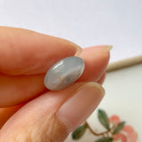 A-Grade Natural Greenish Blue Jadeite Donut Pendant No.171865