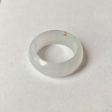 15.1mm A-Grade Natural Lilac Jadeite Ring Band No.162236