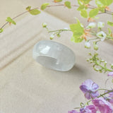 15.1mm A-Grade Natural White Jadeite Ring Band No.162237