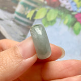 SOLD OUT: 15mm A-Grade Natural Jadeite Ring Band No.162240