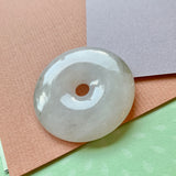 A-Grade Natural Jadeite Donut Pendant No.220548