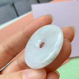 A-Grade Natural Jadeite Donut Pendant No.220548