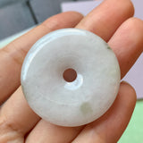 A-Grade Natural Jadeite Donut Pendant No.220548