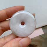 A-Grade Natural Jadeite Donut Pendant No.220548