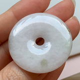 A-Grade Natural Jadeite Donut Pendant No.220548