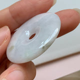 A-Grade Natural Jadeite Donut Pendant No.220548