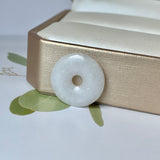 SOLD OUT: A-Grade Natural Lilac Jadeite Donut Pendant No.171867