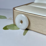 SOLD OUT: A-Grade Natural Lilac Jadeite Donut Pendant No.171867