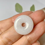 SOLD OUT: A-Grade Natural Lilac Jadeite Donut Pendant No.171867