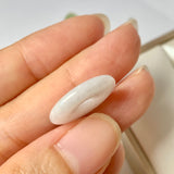 SOLD OUT: A-Grade Natural Lilac Jadeite Donut Pendant No.171867