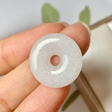 SOLD OUT: A-Grade Natural Lilac Jadeite Donut Pendant No.171867