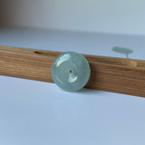 A-Grade Natural Greenish Blue Jadeite Donut  No.171870