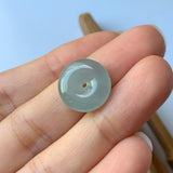 A-Grade Natural Greenish Blue Jadeite Donut  No.171870