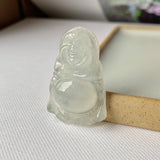 A-Grade Natural Jadeite Buddha Pendant No.171877