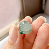 A-Grade Natural Floral Jadeite Pixiu No.171726