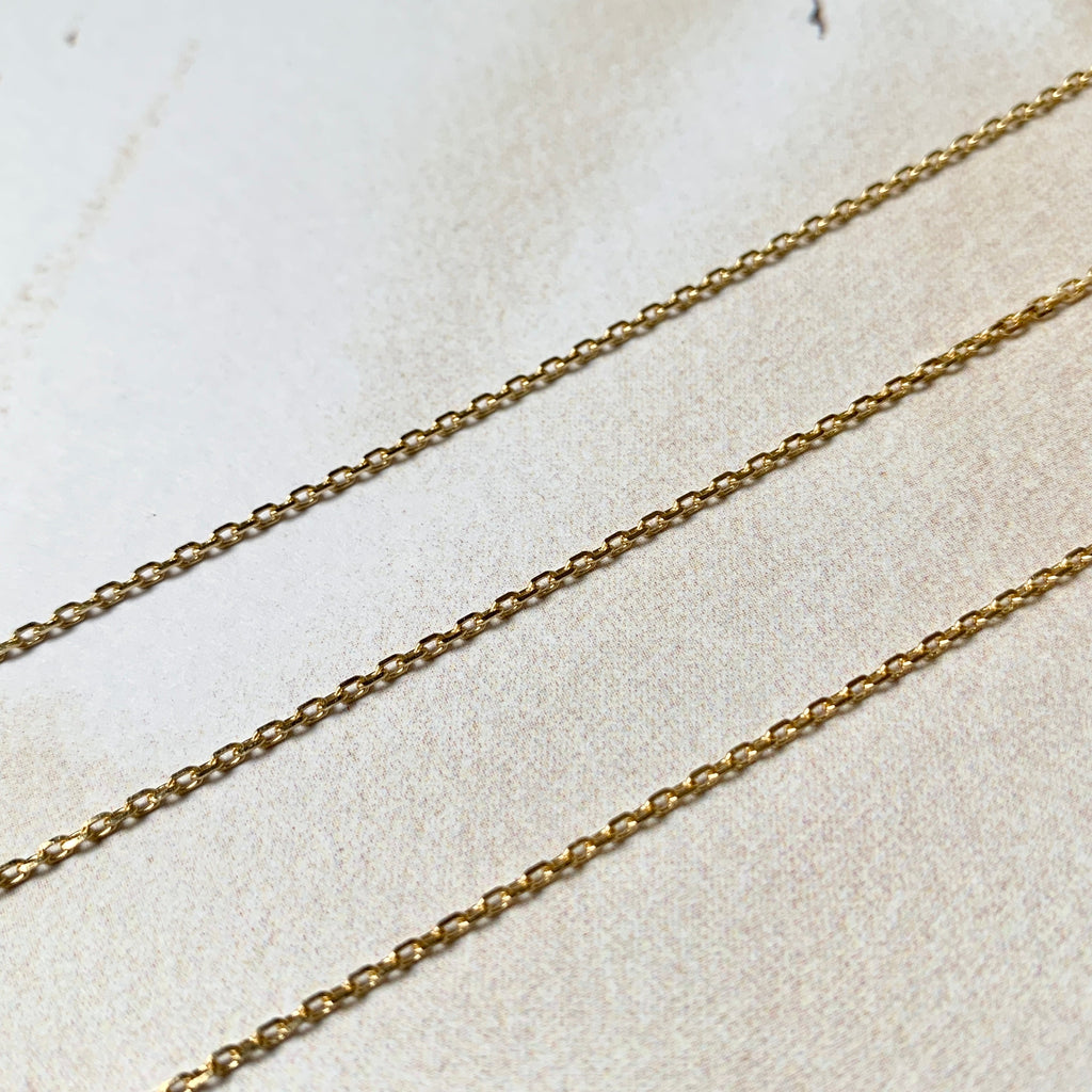 20cm (1.3mm) Belcher Diamond Cut Extension Chain