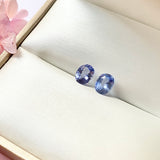 2.49ct Oval Pair Natural Blue Sapphire No.12011