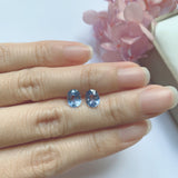 2.49ct Oval Pair Natural Blue Sapphire No.12011