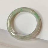54.1mm A-Grade Natural Jadeite Modern Round Bangle No.151802