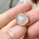 Icy A-Grade Jadeite Bespoke Ruyi Pendant No.171734