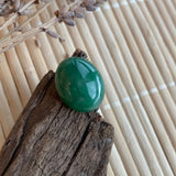 22.65ct A-Grade Natural Green Jadeite Jade Oval Cabochon No.220427