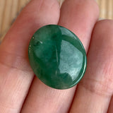 22.65ct A-Grade Natural Green Jadeite Jade Oval Cabochon No.220427