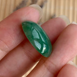 22.65ct A-Grade Natural Green Jadeite Jade Oval Cabochon No.220427