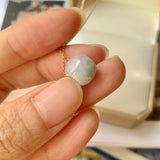 SOLD OUT: A-Grade Natural Lavender Jadeite Barrel Pendant No.171892