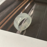 16mm Icy A-Grade Natural Jadeite Ring Band No.162251
