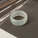 16mm Icy A-Grade Natural Jadeite Ring Band No.162251