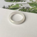SOLD OUT: 16mm A-Grade Natural Lilac Jadeite Ring Band No.162256