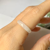 SOLD OUT: 16mm A-Grade Natural Lilac Jadeite Ring Band No.162256