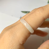 SOLD OUT: 16mm A-Grade Natural Lilac Jadeite Ring Band No.162256