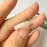 SOLD OUT: 16mm A-Grade Natural Lilac Jadeite Ring Band No.162256