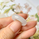 SOLD OUT: 16.1mm A-Grade Natural Lilac Jadeite Ring Band No.162260