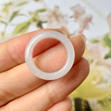 SOLD OUT: 16.1mm A-Grade Natural Lilac Jadeite Ring Band No.162260