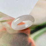 SOLD OUT: 17mm A-Grade Natural Lilac Jadeite Ring Band No.162261