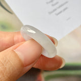 SOLD OUT: 17mm A-Grade Natural Lilac Jadeite Ring Band No.162261